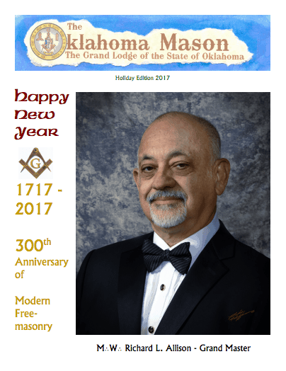 The Oklahoma Mason Magazine – Holiday Edition 2017 – Grand Lodge Electronic Edition