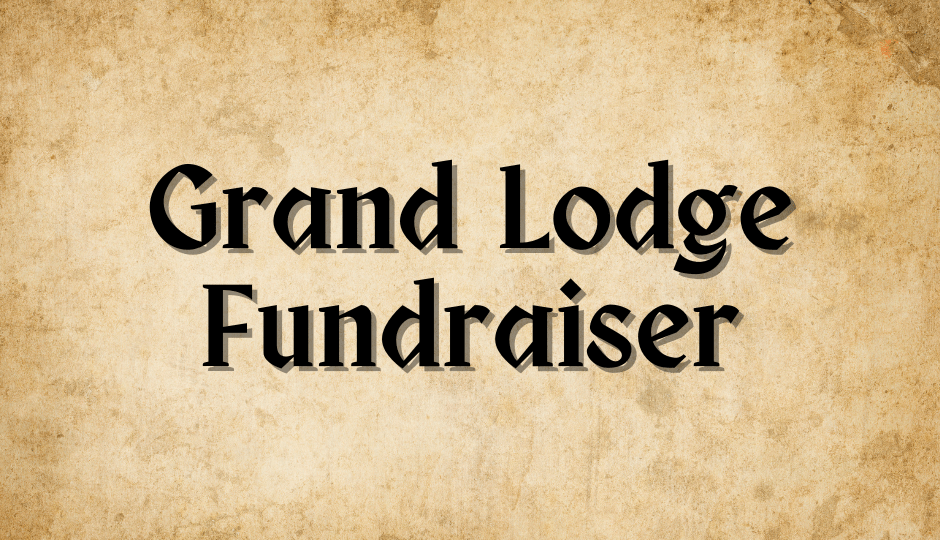 Grand Lodge Fundraiser